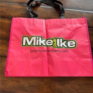 Mike and Ike Pink Tote Bag—New